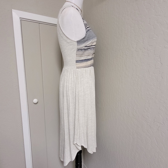 Anthropologie Dolan Left Coast Sabado Dress Asymmetrical in Gray Jersey - Picture 8 of 16